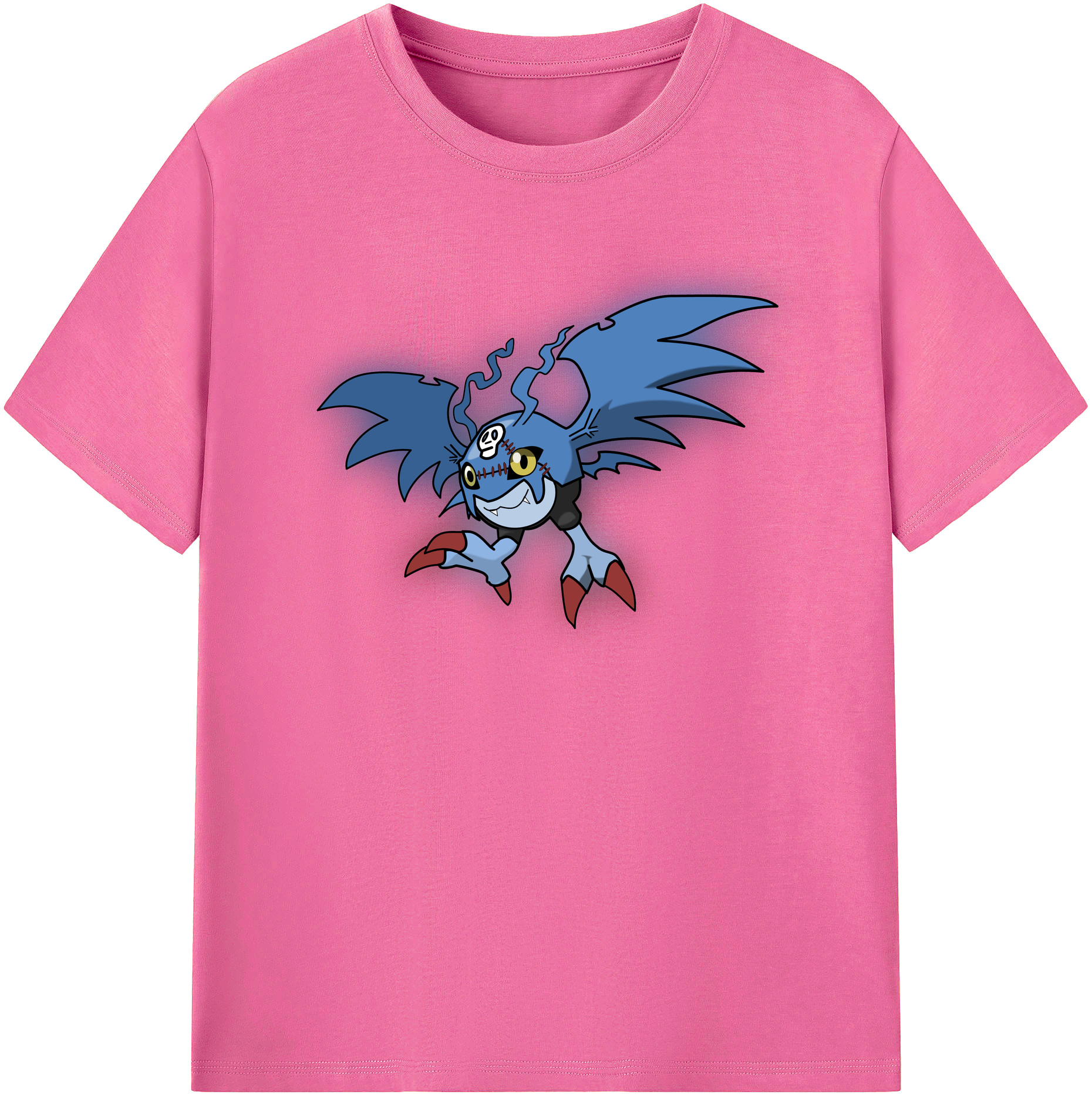 （画像用） Digimon デジタルモンスター/デジモン レディースカジュアルプリントTシャツ（綿100％）